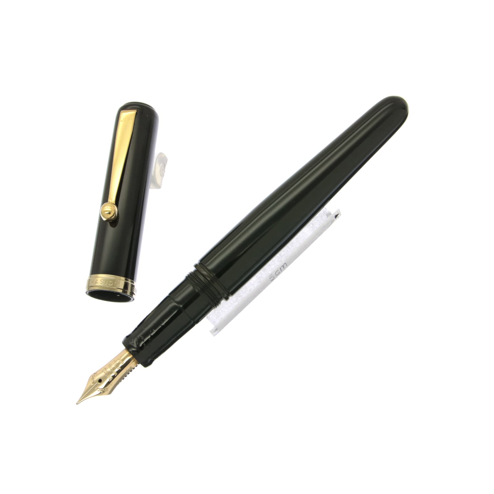 限定値下げ中！大橋堂万年筆 21k 85000円→69800円 大橋堂 万年筆 あけぼの 18金バンド付 尻細型 OHASHIDO Akebono with