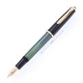 Pelikan ペリカン 万年筆 #400NN 緑縞 F