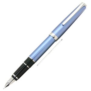 PILOT パイロット 万年筆 エラボー ライトブルー 軟極細字 (金属軸) メイン
