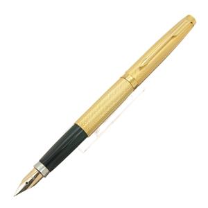 PARKER パーカー 万年筆 #75 プラスヴァンドーム ゴールド グレンドルジュ XF メイン