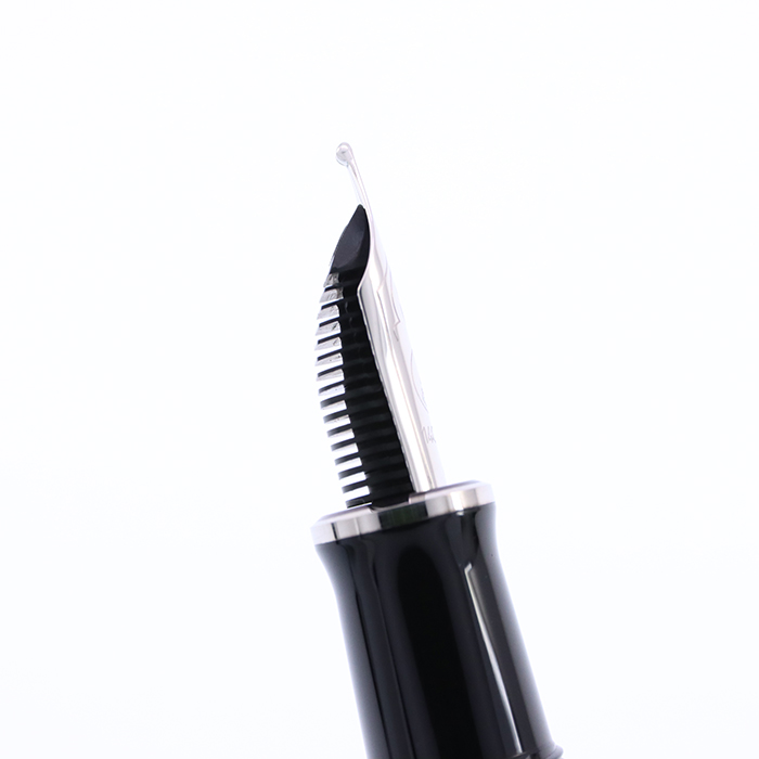 PILOT 万年筆 ブラック ストライプ模様 保証書付き