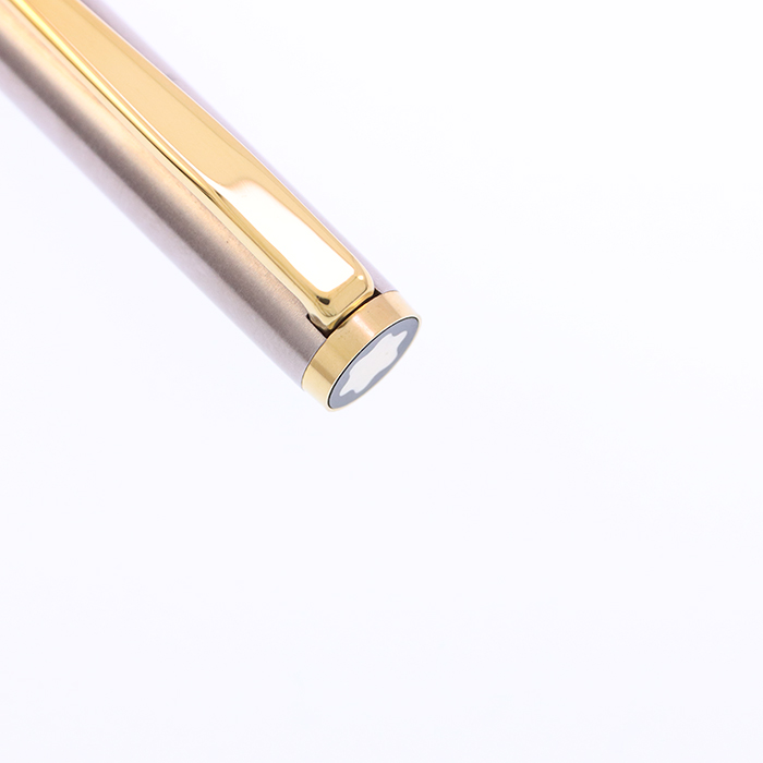 中古)MONTBLANC モンブラン 万年筆 ノブレス ステンレス ローズ