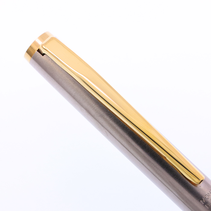 中古)MONTBLANC モンブラン 万年筆 ノブレス ステンレス ローズ