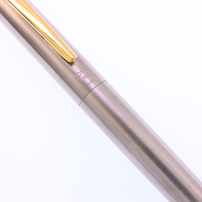 中古)MONTBLANC モンブラン 万年筆 ノブレス ステンレス ローズ