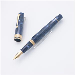 OMAS オマス 万年筆 パラゴン ブルーロイヤル ゴールドトリム 14K F メイン