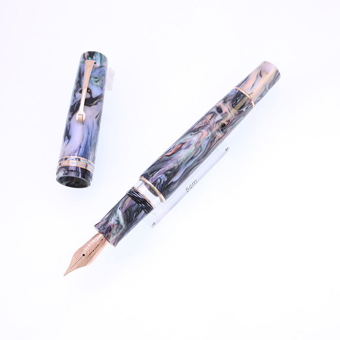 レオナルド モーメントゼロ ヌヴォラ 万年筆 (14Kニブ) EFローズゴールド 新品)Leonardo Officina Italiana レオナルド 万年筆 モーメントゼロ