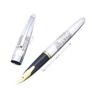 PILOT パイロット 万年筆 エリート シルバーン 菊 中字 メイン