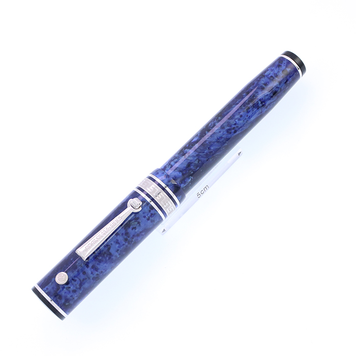 万年筆 エバーシャープ デコバンド ポジターノ ブルー/ゴールド フレックス 18Kフレキシブル 中古-美品 WAHL EVERSHARP エバーシャープ 万年筆 デコバンド