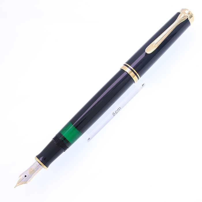 中古)Pelikan ペリカン 万年筆 スーベレーン M400 ブラック EF（商品ID  