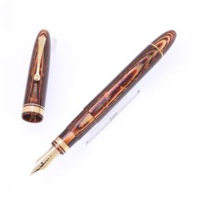 万年筆 オジバ ヴィンテージコレクション2013 セルロイド アルコブラウン F