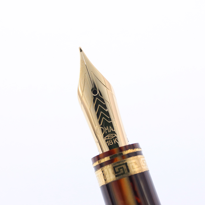 ヴィンテージ アンティーク okamoto's 岡本 万年筆 セルロイド 中古)OMAS オマス 万年筆 オジバ ヴィンテージコレクション2013
