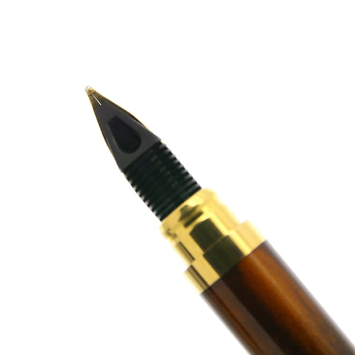 S.T. Dupont 万年筆 ダークブラウン　ポルトプリューム　フラーメ 詳細ページ | 万年筆 ボールペンなど高級筆記具の販売・買取