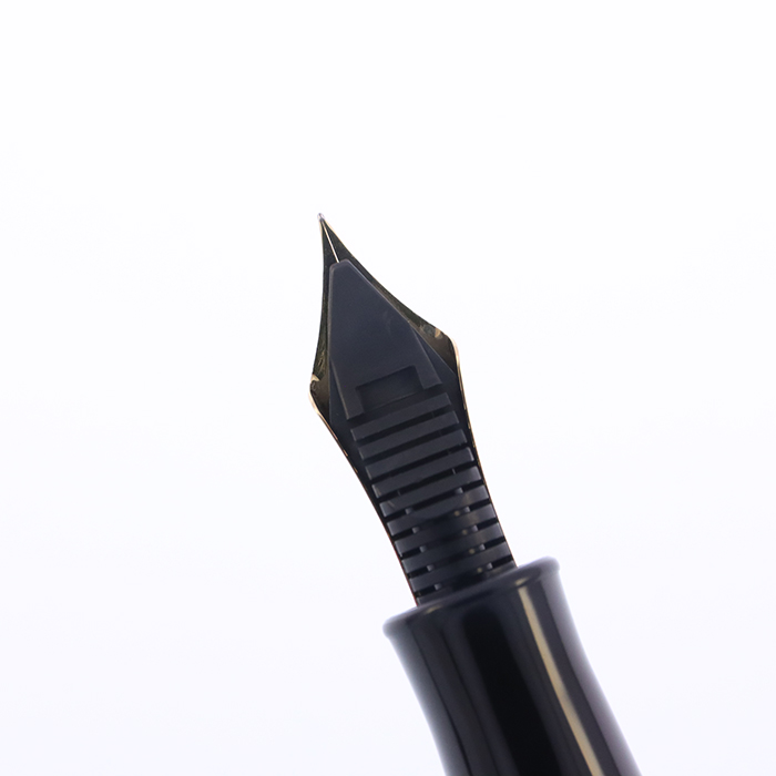 中古)PLATINUM プラチナ 万年筆 #3776 ギャザード ブラック 細字（商品