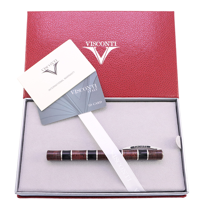 【希少廃盤・23K】ビスコンティ 万年筆 竹 アジア レッド VISCONTI 希少廃盤・23K】ビスコンティ 万年筆 竹 アジア レッド VISCONTI