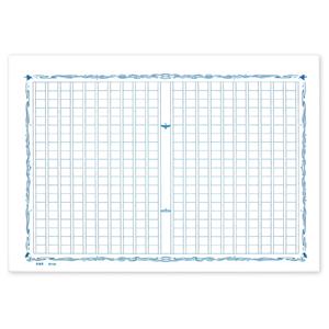 ATABO あたぼうステーショナリー 原稿用紙 飾り原稿用紙 碧翡翠 A4 400字詰め 50枚入 メイン