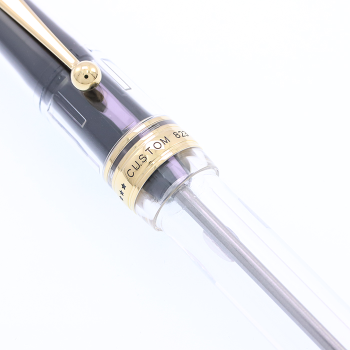 新品)PILOT パイロット 万年筆 カスタム823 透明軸（商品ID