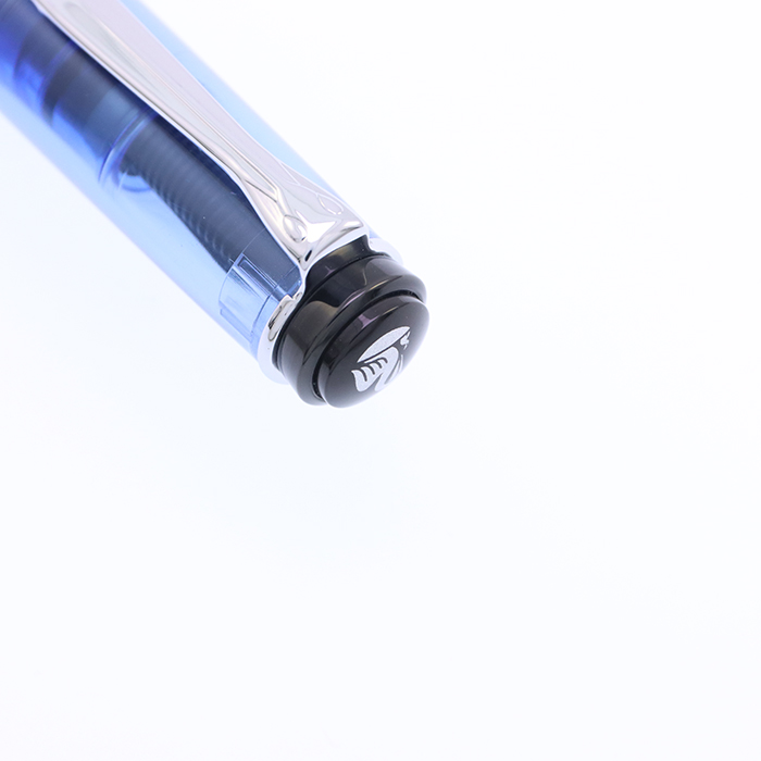 中古)Pelikan ペリカン 万年筆 M205 デモンストレーター ブルー F