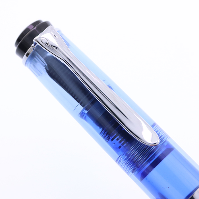 中古)Pelikan ペリカン 万年筆 M205 デモンストレーター ブルー F