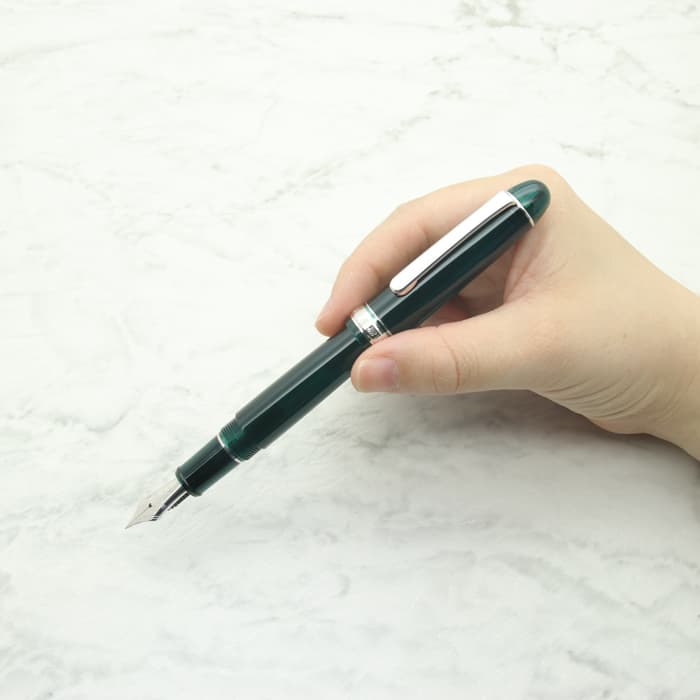 新品)PLATINUM プラチナ 万年筆 #3776 センチュリー ロジウム ローレル