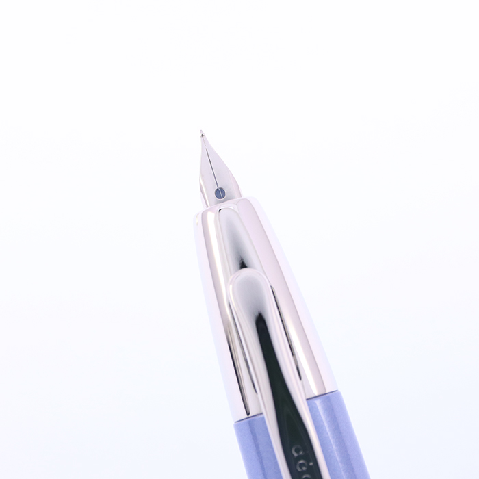 中古)PILOT パイロット 万年筆 キャップレス デシモ ライトブルー 極細