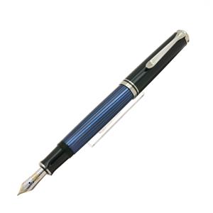 Pelikan ペリカン 万年筆 スーベレーン M605 ブルー縞 EF メイン