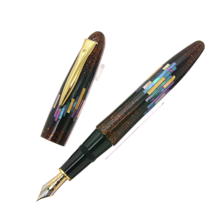 中古)PLATINUM プラチナ 万年筆 #3776 高級加賀蒔絵 #46 紅葉