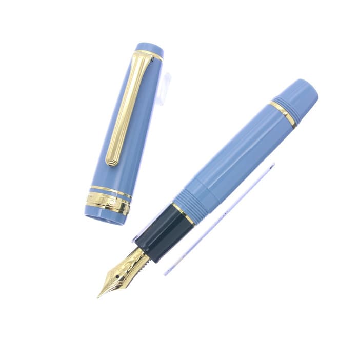 美品・大人気ズームペン先】セーラー 万年筆 ブルーベリー 14K SAILOR