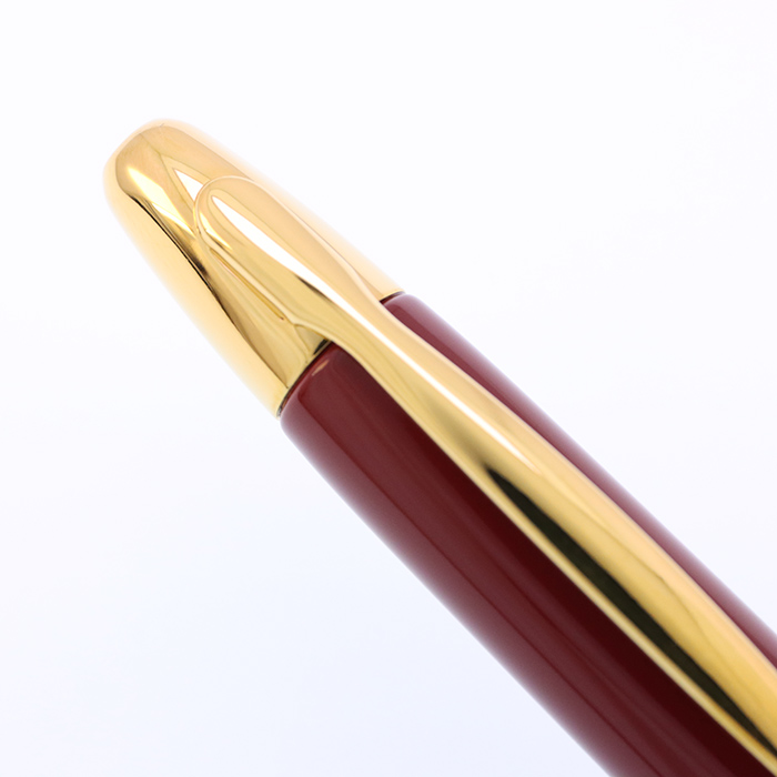 中古)PILOT パイロット 万年筆 キャップレス ディープレッド 細字