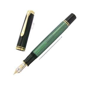 中古)Pelikan ペリカン 万年筆 スーベレーン M800 緑縞 EF(商品ID 安心の国内正規品 ペリカン 万年筆 スーベレーン m800 緑縞 EF 筆記具
