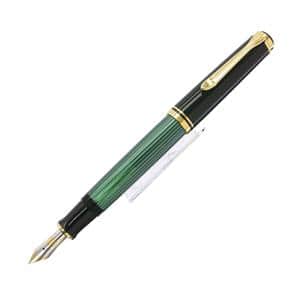 Pelikan ペリカン 万年筆 スーベレーン M600 緑縞 M メイン