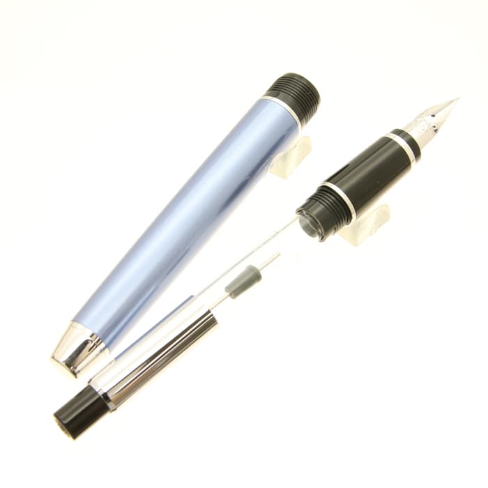 新品)PILOT パイロット 万年筆 エラボー ライトブルー (金属軸)（商品