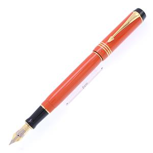 PARKER パーカー 万年筆 リミテッドエディション デュオフォールド ビッグレッド センテニアル M メイン