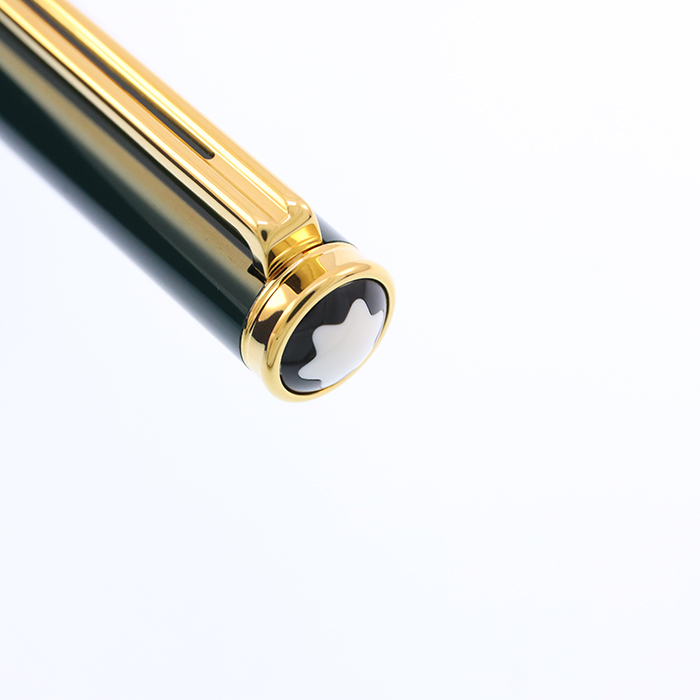 中古)MONTBLANC モンブラン 万年筆 ノブレス オブリージュ グリーン M