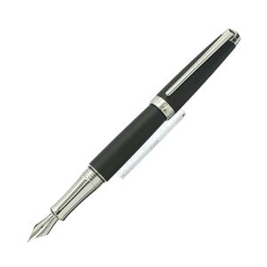 CARAN d'ACHE カランダッシュ 万年筆 レマンコレクション マットブラック ロジウムプレート F メイン