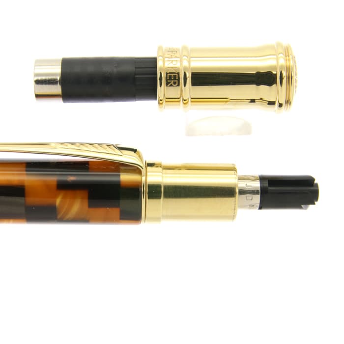 PARKER DUOFOLD Amber GT ボールペン