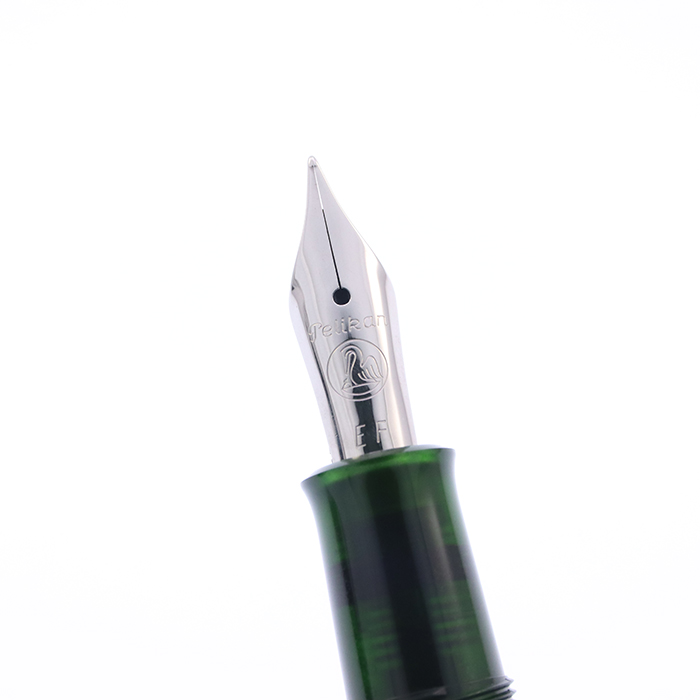 中古)Pelikan ペリカン 万年筆 クラシック M205 オリヴィーン EF