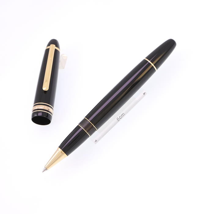 現行品　美品　モンブラン　162 ルグラン ローラーボール　ゴールド　ブラック 中古)MONTBLANC モンブラン ローラーボール マイスターシュテュック