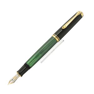 Pelikan ペリカン 万年筆 スーベレーン M600 グリーンストライプ EF メイン
