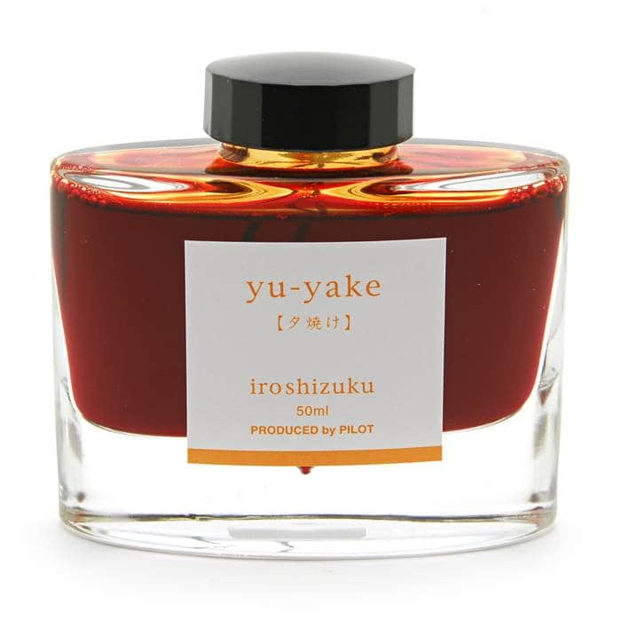 新品)PILOT パイロット ボトルインク iroshizuku 色彩雫 yu-yake 【夕焼け】 50ml（商品ID：4902505380570）詳細ページ  万年筆 ボールペンなど高級筆記具の販売・買取｜キングダムノート
