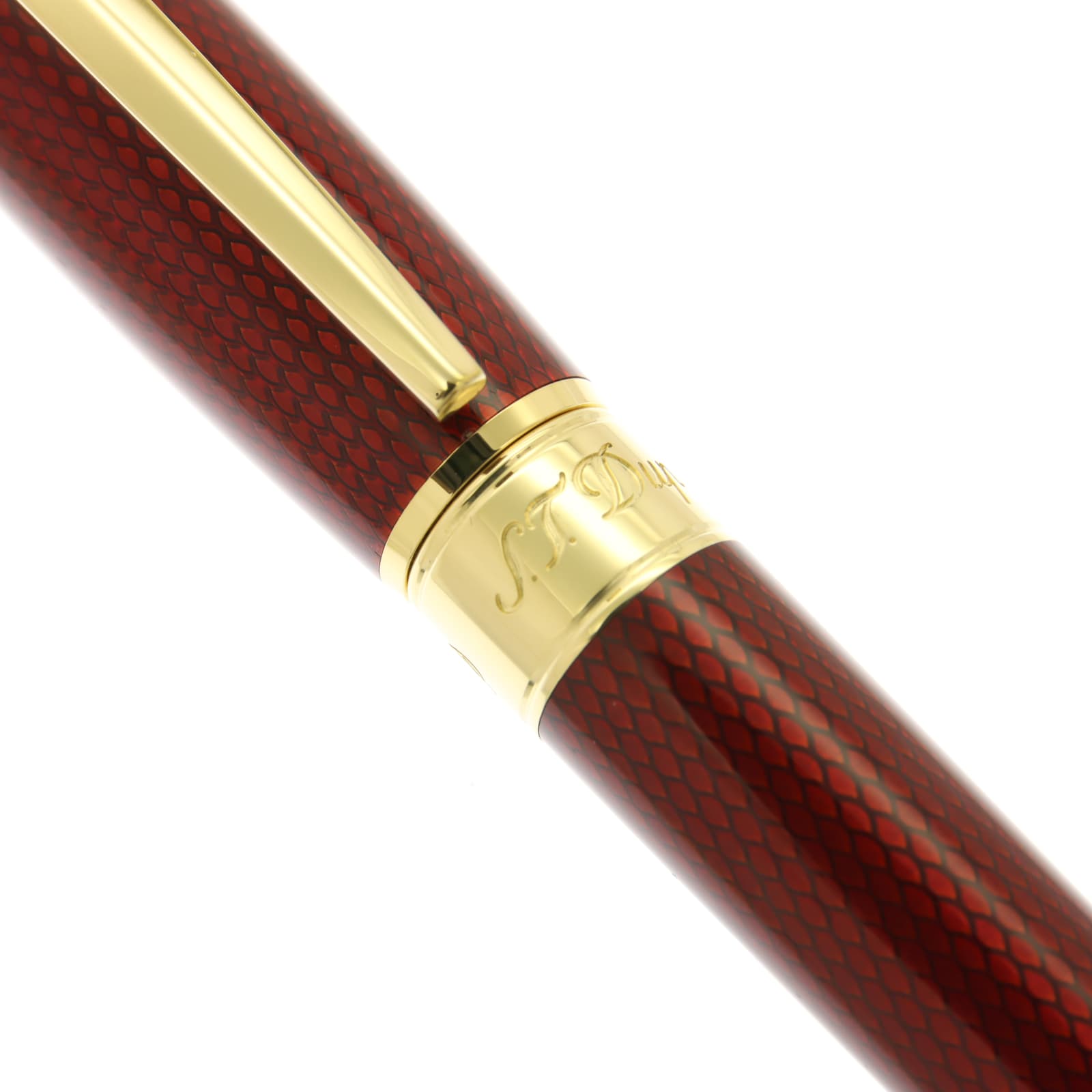 <新品・未使用品> 【万年筆 デュポン】オランピオギヨシ・アンダー・ラッカー S.T Dupont エス・テー・デュポン 万年筆 New ラインD ラージ ギヨシェ