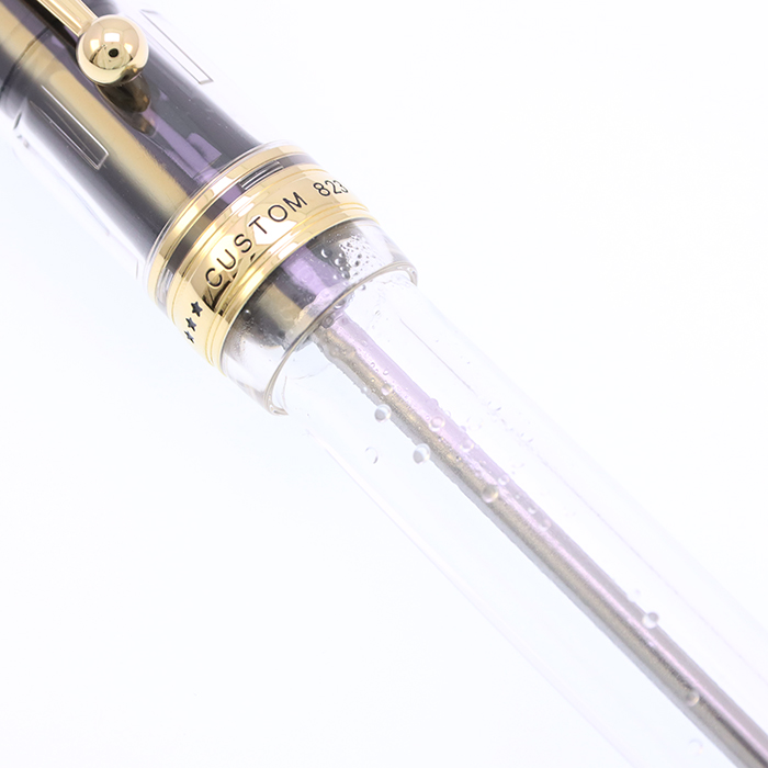 中古)PILOT パイロット 万年筆 カスタム823 透明軸 シグネチャー（商品