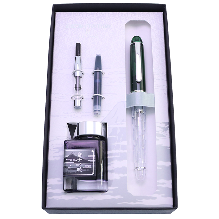 新品)PLATINUM プラチナ 万年筆 #3776 センチュリー 富士雲景 霞（商品