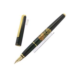 PILOT パイロット 万年筆 平蒔絵 牡丹 細字 (旧型) メイン