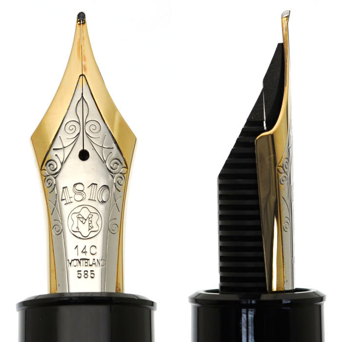 モンブラン 万年筆 美品 149 14C 中白 F モンブラン Mont Blanc 149 14c 中白 細字 F モンブラン 万年筆 美品