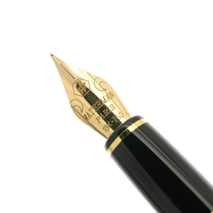 文房具/事務用品 筆記具 中古)WATERMAN ウォーターマン 万年筆 レタロン ブラック F（商品ID 