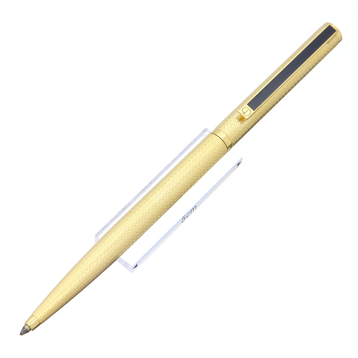 美品 Dunhill ジェムライン バーレイ ゴールド ボールペン 手帳付き