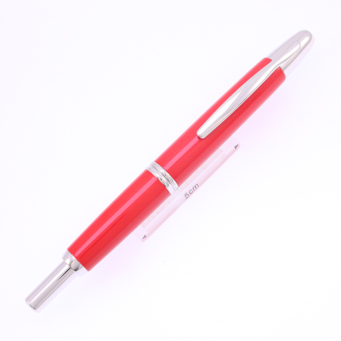 2022年限定品　パイロット キャップレス万年筆 レッドコーラル 細字　18K 中古)PILOT パイロット 万年筆 2022年限定 キャップレス レッド