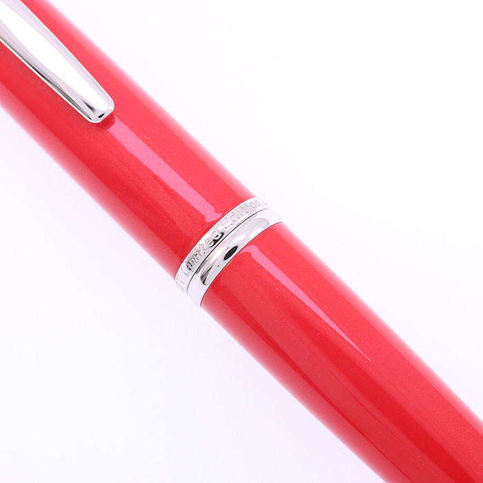 中古)PILOT パイロット 万年筆 2022年限定 キャップレス レッド