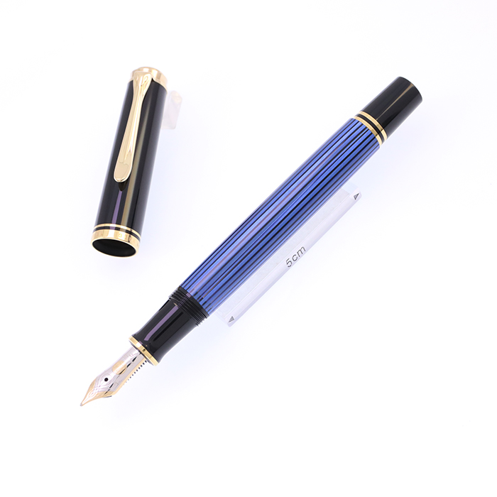 中古)Pelikan ペリカン 万年筆 スーベレーン M400 ブルー