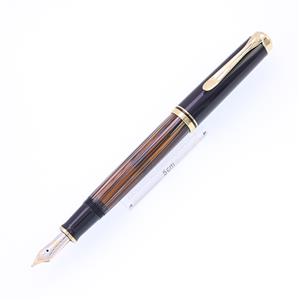 Pelikan ペリカン 万年筆 スーベレーン M400 茶縞 M メイン